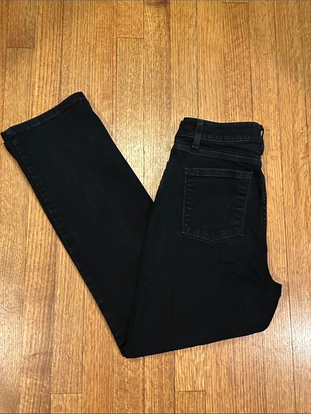 L.L. Bean Women's Classic Fit Straight Leg Jeans - Black Size 10